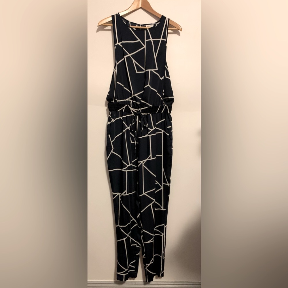 DKNYC Jumpsuit Navy White Women’s Size 6